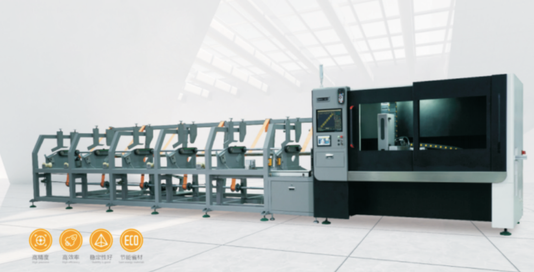 ST-NC90-3D-SL拉料式三維數(shù)控激光切管機